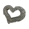 Серебристая перламутровая заколка для волос Item Picture